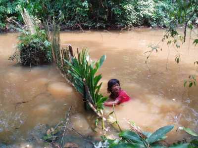 Orang Rimba Fischfang