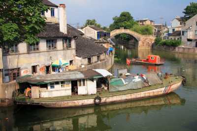 Kaiserkanal in Wuxi Kaiserkanal in Wuxi
