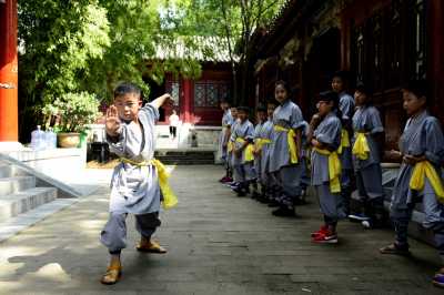 Mönchanwärter im Shaolin Tempel Mönchanwärter im Shaolin Tempel