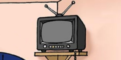 Zeichnung Fernseher
